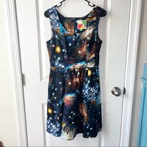 ModCloth Space Galaxy Dress medium